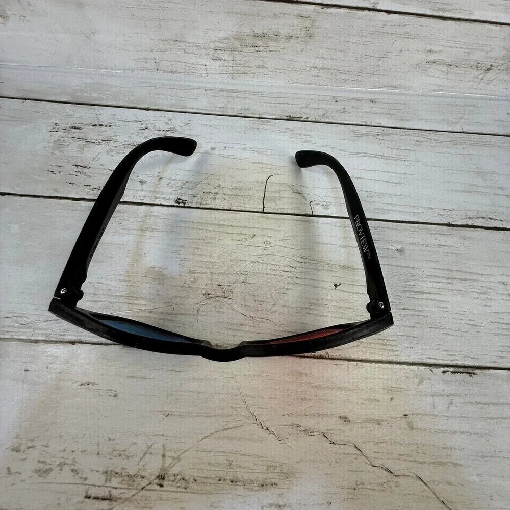Proview 3D Glasses Lot of 3 Red Blue‎ Anaglyph Plastic Frame Reusable Black